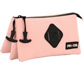 PRO-DG Salmon Smart Triple Pencil Case, Salmon
