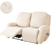 MA Funda de sofá reclinable elástica de Color sólido de 1/2/plazas, fundas de Spandex elásticas para sillón, fundas de sofá extraíbles para el hogar,función dividida,  Lazyboy, Chivas Regal Chivas