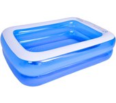 Piscina hinchable AVENLI SUNCLUB rectangular gigante. ±200cm X 150cm X 50cm. Capacidad de agua 65% 440L. Vinilo de 0.24mm/0.25mm/0.27mm