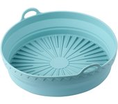 5 Colors Thickened Square Foldable Silicone Baking Tray Heat-resistant Air Fryer Tray Food Grade Cake Silicone Mold