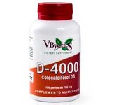 Vbyotics Vitamina D3 4000Ui 180Perlas - Aceite de Oliva - Colecalciferol D3