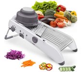18 tipos de mandolina ajustable slir Acero inoxidable vegetales Julienner rallador cebolla patata slir cortador kc0326