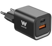 Cargador Compacto Woxter PE26-174/ 1xUSB Tipo-C/ 1xUSB/ 35W