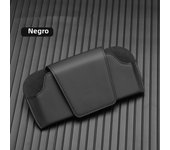 Car Glasses Case Auto Sun Visor Leather Glasses Holder Sunglasses Clip Card Ticket Holder Multi-Function Car Interior Storage