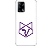 Funda original compatible con Oppo A74 4G - Real Valladolid Trazo Lila
