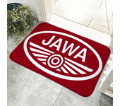 1pc JAWAs Vintage Motorcycle Floor Mat Floor Mat Anti-Slip Kitchen Bedroom Handmade Tufted Rug Carpet Living Room Entrance Rug
