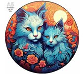 Wooden Jigsaw Puzzle For Adults Kids DIY Animal Puzzles With Hell Difficulty Educational Brain Trainer Family Interactive Game