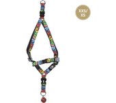 CERDÁ - Petral para Perro XXS/XS MARVEL BLACK - Petral para Perros con Licencia Oficial - Petral de Material premium ultra cómodo y resistente para tu mascota - Petral ajustable con diseño único