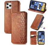 Funda Flip De Piel para iPhone X XS Max 6 7 8 Plus 6s SE Cartera Bolsillo para Tarjetas