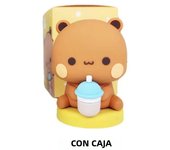 Cute Kawaii Bubu Dudu Panda Bear Figure Cartoon Exciting Bear Miniatures Collectible Animal Toy Doll Ornament Home Derocation