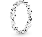 Pandora Moments - Anillo de Plata de Lei con Corazones anudados para Mujer, Viene con Caja De Regno original.