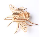 Wooden Multi-insect Three-dimensional 3D Puzzle Puzzle Toy Children's Advanced Educational Toy Creative Assembly Model