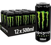 Monster Energy Original - 24 latas de 500 ml - Bebida Energetica Monster Green