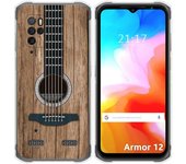 Funda Silicona para Ulefone Armor 12 5G diseño Madera 11 Dibujos