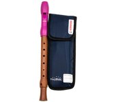 Flauta Hohner 9585-1 Mixta Boquilla Rosa Digitación Alemana 2 Piezas
