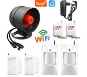 Tuya WIFI Security System Siren Sound Alarm Speaker Loud Volume 433MHz Wireless Home Security Protection System Smart Life APP