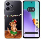 Funda Silicona Transparente para Xiaomi Redmi 12 5G diseño Suricata Dibujos