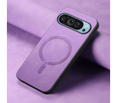 for Magsafe PU Leather Phone Case for Google Pixel 9 Pro XL Matte Magnetic Wireless Charging Cover for Pixel 7A 8A 8 7 Pro