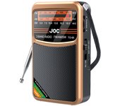 Radio de bolsillo de emergencia Radio FM AM SW Mejor recepción Radio con pilas Soporte de altavoz incorporado Búsqueda automática Tipo-C Recargable con pantalla HD