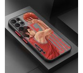 Slam Dunk aAnime Basketball For Samsung Galaxy S24 S23 S22 S21 S20 Ultra Plus FE Note 20 5G Frosted Translucent Phone Case