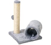 Marco de escalada para gatos, poste rascador de sisal pequeño, molinillo de garras con agujero para gatos, placa rascadora para gatos, suministros para mascotas, juguete para gatitos y ratones de primavera