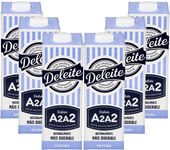Pack 24ud Leche Entera DELEITE 1L (4 packs de 6 bricks de 1L)