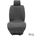 SEAMETAL Flax Car Seat Cover Breathable Sweatproof Linen Car Seat Cushion with Backrest Pad 4-Season Universal for 98% Vehicles
