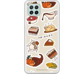 Funda original compatible con Samsung Galaxy A22 4G - Friends Food Stickers