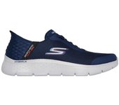 Zapatillas skechers go walk flex slip ins marino de hombre.