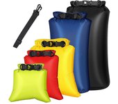 6Pcs Waterproof Dry Bag Set for Kayaking Boating,Drybag Outdoor Storage Bags for Canoeing Camping Swimming Hiking,Random
