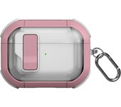 Automatic Switch Safety Lock Case For Airpods 4 For Airpods Pro 2 3 1 case Shockproof Transparent Earphone Case with hook