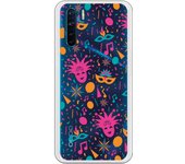 Funda compatible con Oppo A91 - Reno 3 - Carnaval Pattern 1