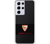 Carcasa para Samsung Galaxy S21 Ultra - S30 Ultra - Sevilla Trama Gris sobre fondo Negro SS18-19