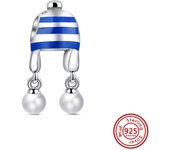 New 925 Silver Santa Claus Elk Deer Snowflake Tree Candy Cane Socks Hat Christmas Beads Fit Pandora Charms Bracelet DIY Jewelry