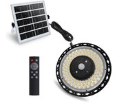 Solar Pendant Lights Adjustable Color Brightness Solar Lights Dimmable Outdoor Solar Lamp with Remote Control IP65 Waterproof