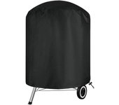 Cubierta para Barbacoa, Cubierta para Barbacoa, Impermeable y Resistente, Cubierta Redonda para Parrilla de jardín, protección al Viento, UV y Resistente al Agua