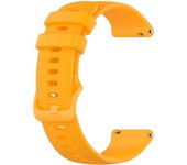 Ociodual Correa Compatible con Amazfit GTS, Compatible con Forerunner 245-645, Compatible con Galaxy Watch 5-4, correa de 20mm color Naranja, longitud: 92mm-120mm, Silicona deporte