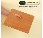 1 Pcs Wooden Palette,Oval And Square Solid Wood Panels,Suitable For Oil Painting,Gouache,Acrylic And Other Pigments
