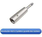 1/4 Inch Male To 3 Pin XLR Female Adapter Stereo 6.35 Mm Female To3-Pin XLR Male Mixer Juitar Microphone Connector 6.5-XLR Plug