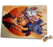 MERCHANDMANIA PUZZLE 252 PIEZAS ratones motoristas personajes serie retro marcianos rompecabezas puzle para adulto