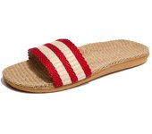 Linen slippers for women summer home indoor couple spring and autumn seasons cotton and linen slippers for men summer