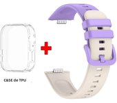 TPU Case+Silicone Strap for Huawei Watch Fit 3 Strap Replacement Band for Huawei Watch Fit3Watch Band With Case Screen Protector