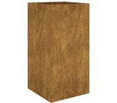 vidaXL Jardinera acero corten Dimensiones 40 x 41 x 40 cm,  80 x 40 x 40 cm,  120 x 40 x 40 cm y mas