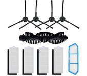 Juego de accesorios de repuesto para filtro de cepillo para aspiradora robot Ecovacs DEEBOT M82 (10 piezas)