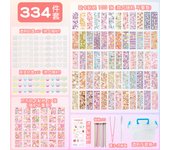 Goo Card suit Girl Children's Toy Goo Chuck Sticker Full Set DIY Sticker Goo Card Sticker Hand Account Material Sticker