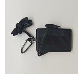 Waterproof Transparent Acrylic Card Cover Women Men Student Bus Card Holder Case Id Card Sleeve Protector With Lanyard Key Ring
