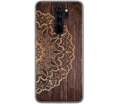 Tumundosmartphone Funda Gel Tpu para Xiaomi Redmi Note 8 Pro diseño Madera 06 Dibujos
