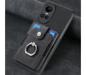 Magnetic Car Holder Wallet Flip Card Phone Case for OPPO Reno 12 11 10 11F 8T 8 7 6 Pro Leather Back Cover Etui