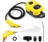 1100ml 3 limatores portátiles del vapor de la PDA de la barra con 3 Cabezas del Cuchillo Máquina a presión por alta temperatura de la lámina del Vapor del limpieor del Limpiador de alta presión del Vapor 2500W