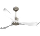Ventilador de techo Reversible Termostato Wifi Motor DC Techos Inclinados Mando a Distancia Adaptador 2/3 Aspas Hypersilence Memoria